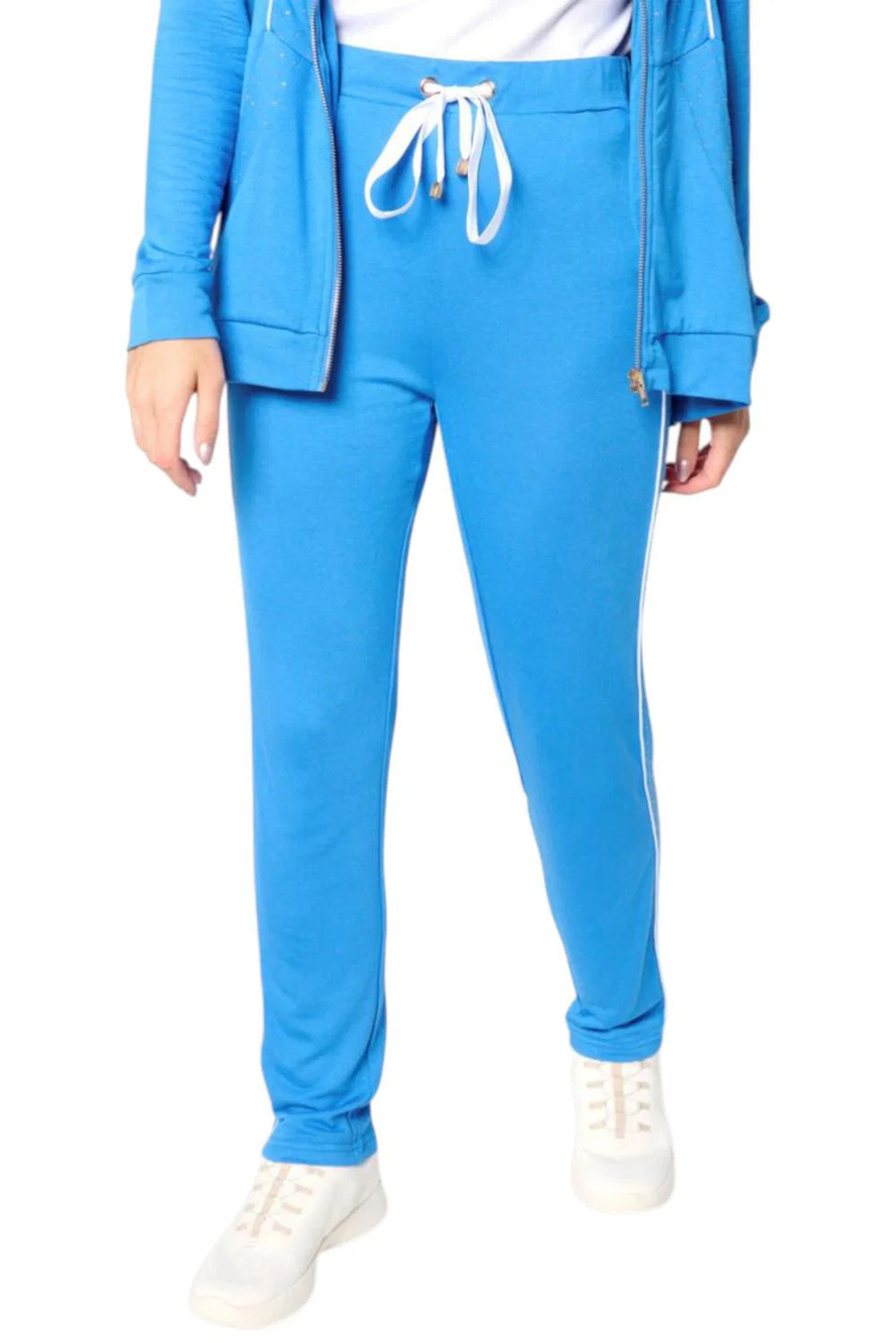 Vivica A. Fox Collection Women's Terry Knit Pull-On Jogger Blue - Regular